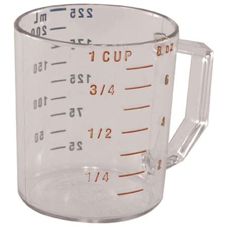 Cambro 1 Cup Measuring Cup-135 Clear 25MCCW-135